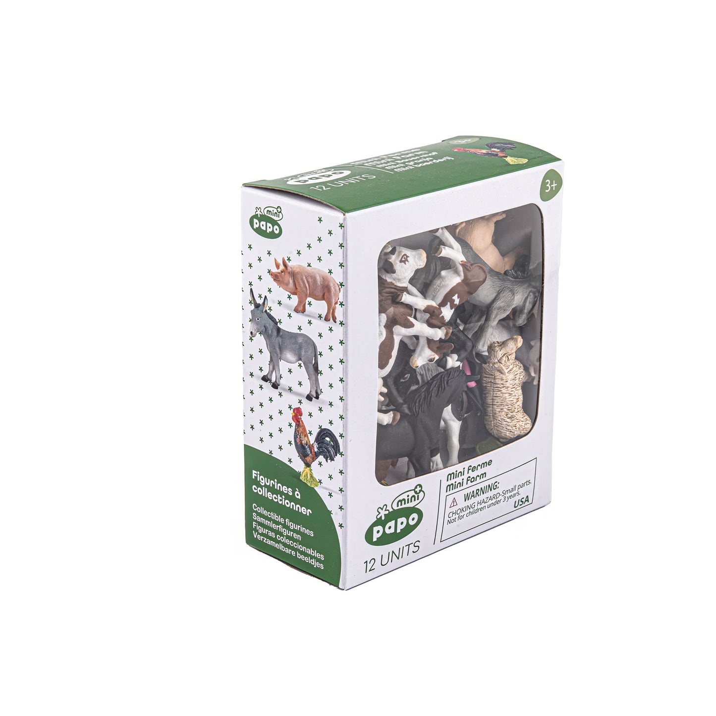 Mini PLUS Farm figurine, 12 pieces