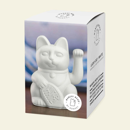 Chat Chanceux Blanc