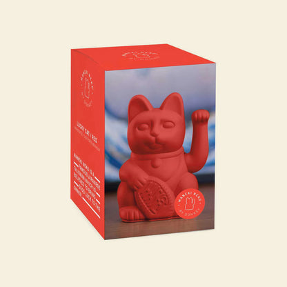 Glückliche rote Katze