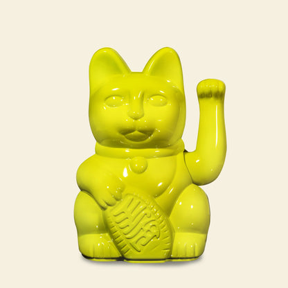 Lucky Cat Yellow Glossy Miami Nights