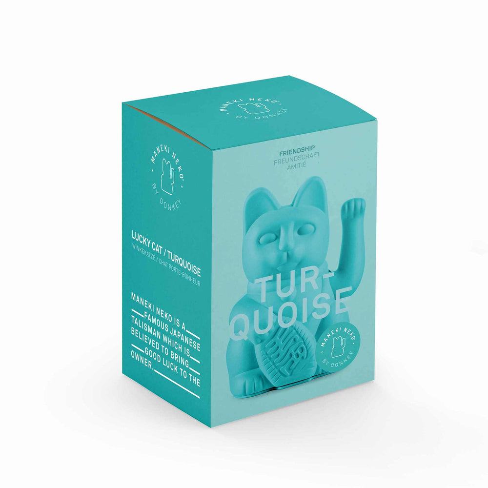 Chat Chanceux Turquoise
