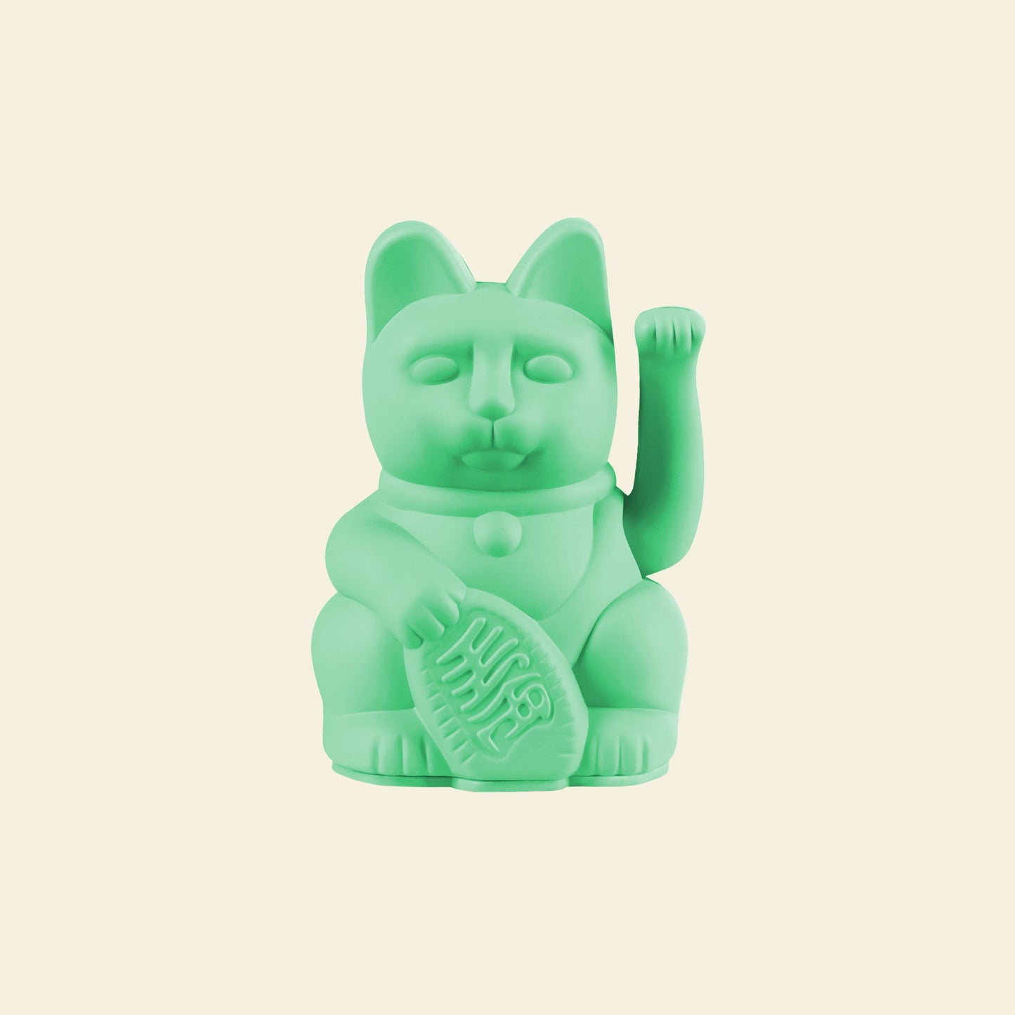 Mini Chat Chanceux Vert Menthe "Mei"