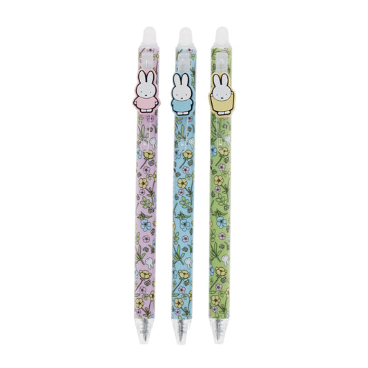 Miffy Rabbit Erasable Gel Pens 3-Pack