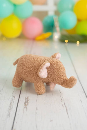 Peluche Bébé Éléphant Marron