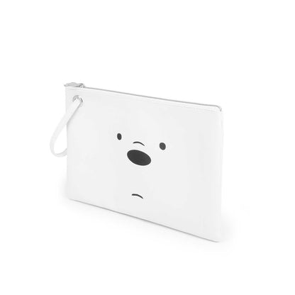 Trousse de Toilette de Plage Sunny We Bare Bears « Ours Pour Un et Un Pour T'Ours Polaire » – Blanc