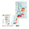 Postkarten-Puzzle Paris Shopping