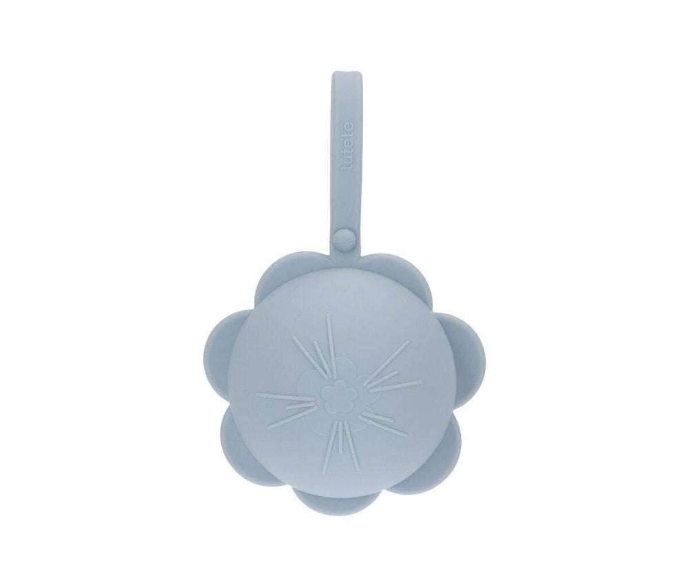 Porte-sucette en Silicone Fleur Ciel