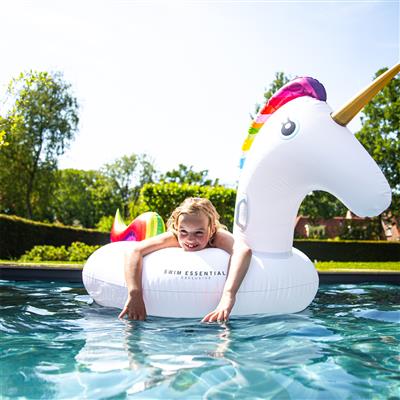 XXL white inflatable unicorn