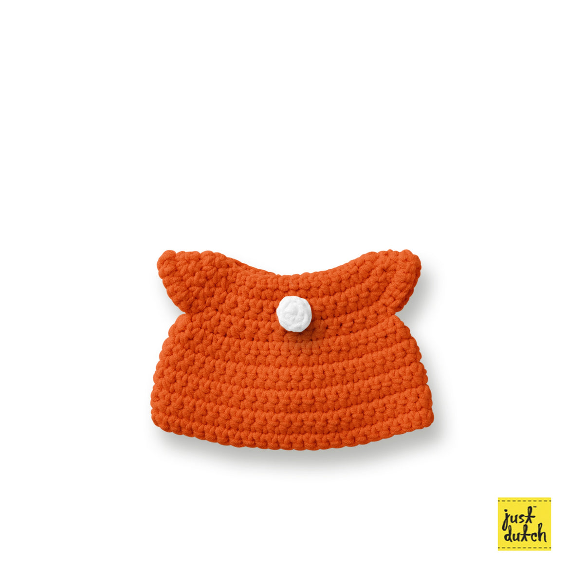 Oranges Kleid für Plüschfigur