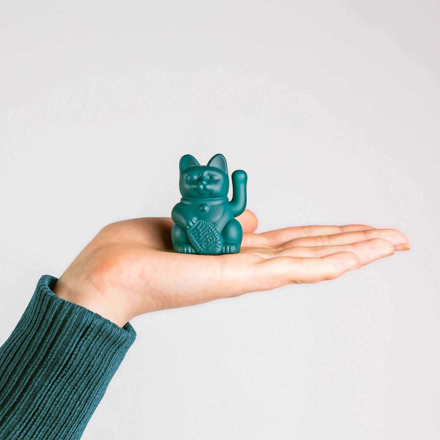 Lucky Solar Green Mini Cat