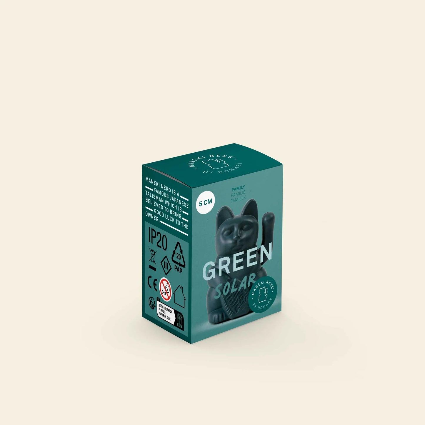 Lucky Solar Green Mini Cat