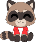 Peluche Raccooninnit – 22,9 cm
