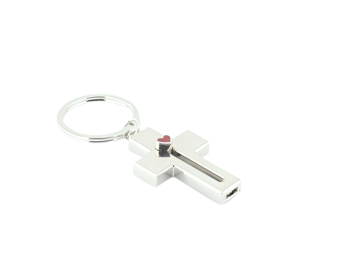 Porte clés Croix Couteau