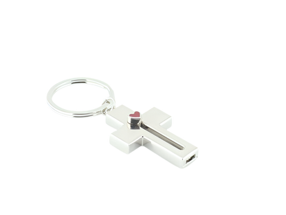 Porte clés Croix Couteau