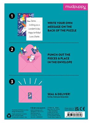 Puzzle Anniversaire Licorne 12p