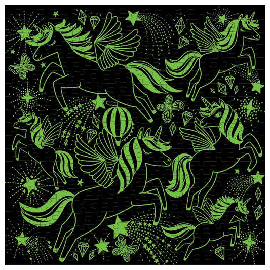 Puzzle Unicorns Glow In The Dark 300p