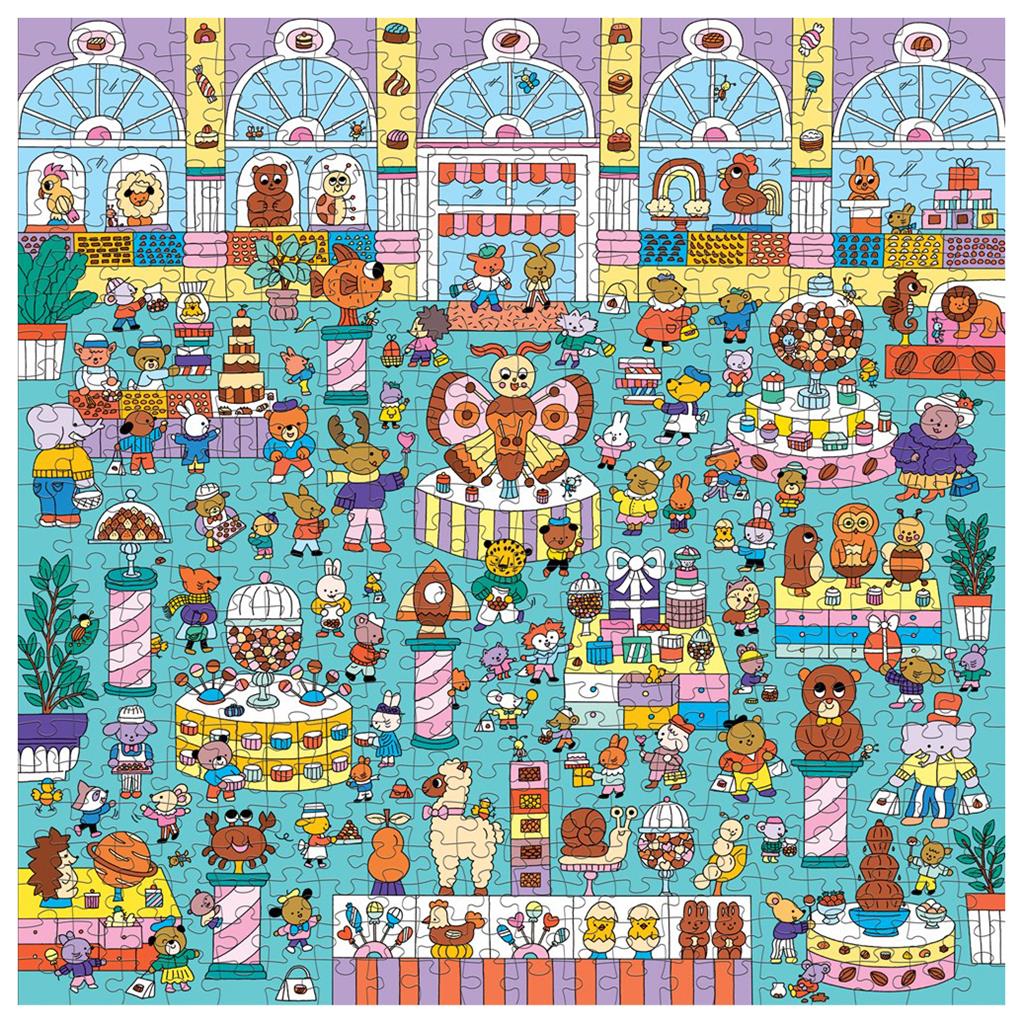 Puzzle della fabbrica di cioccolato 500p