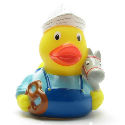 Duck, Child, Horse, Stick