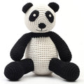Peluche en Crochet - Panda Noir