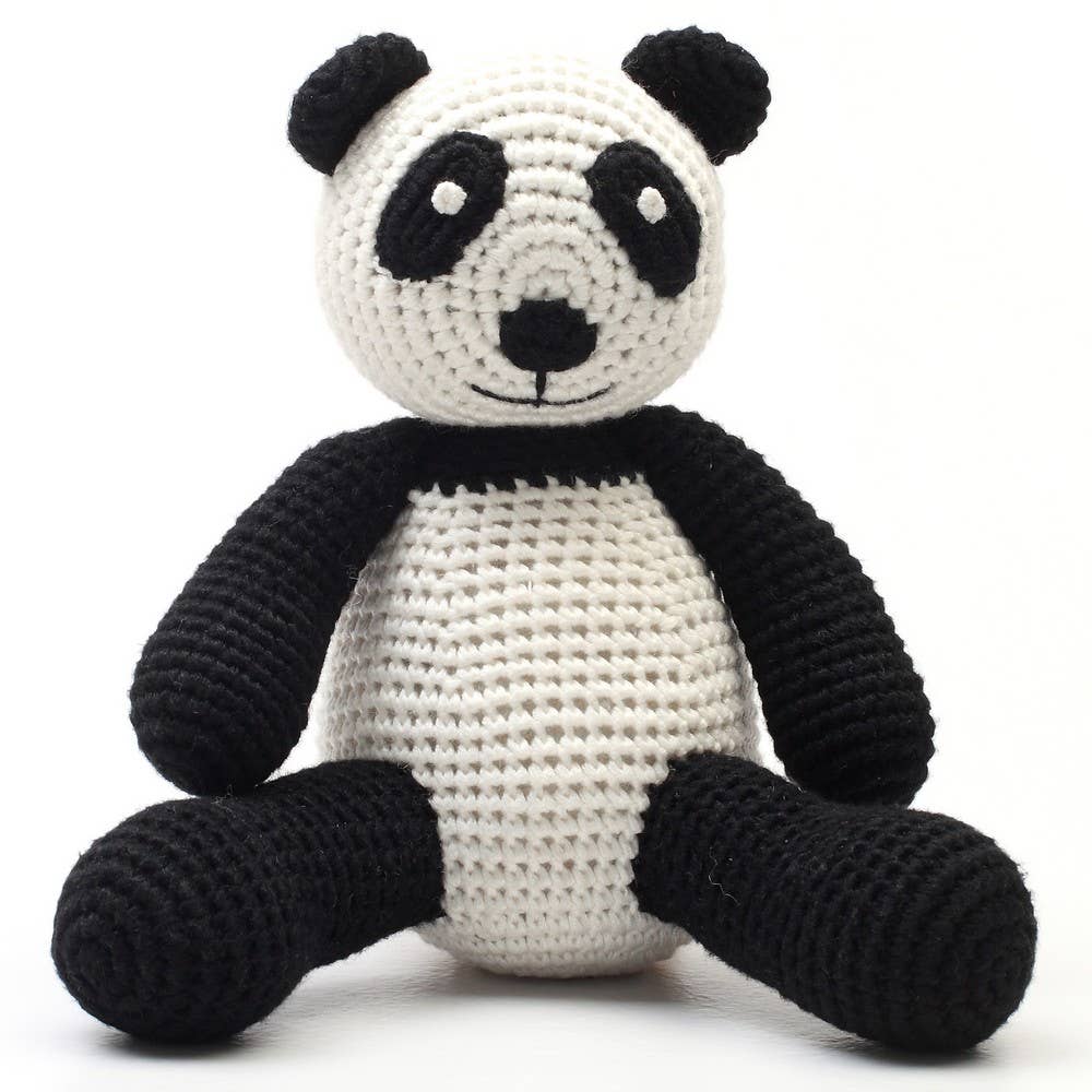 Peluche en Crochet - Panda noir