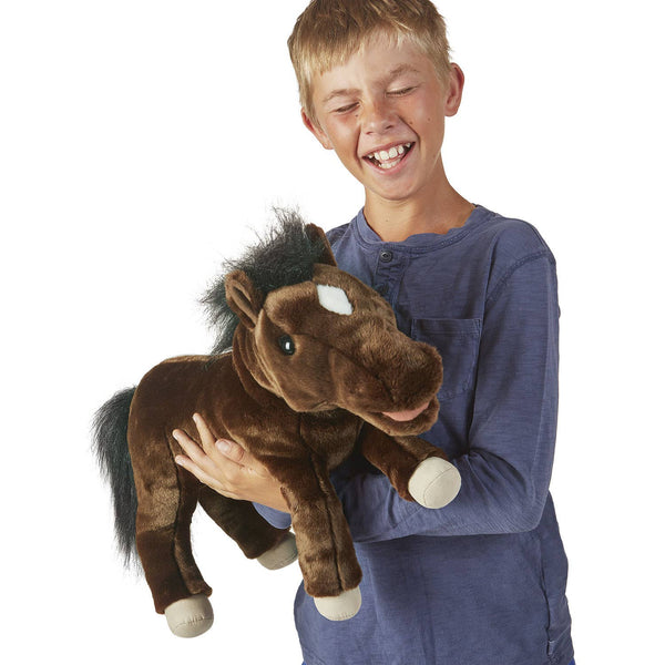 Marionnette à main Cheval/Cheval 3194 Folkmanis réaliste