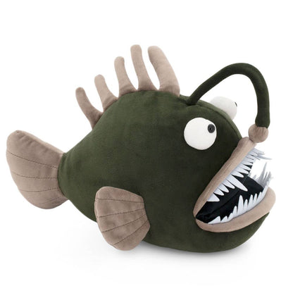 Peluche Poisson Abyssal vert 35 cm