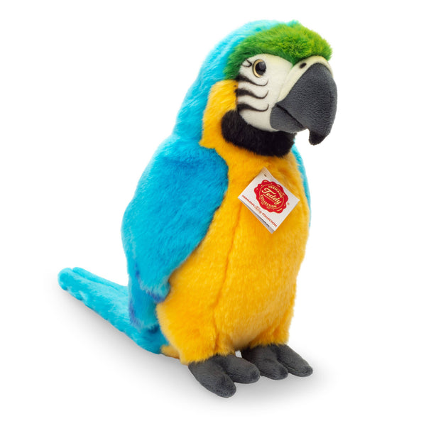 Peluche Perroquet Ara Jaune et Bleu - Teddy Hermann