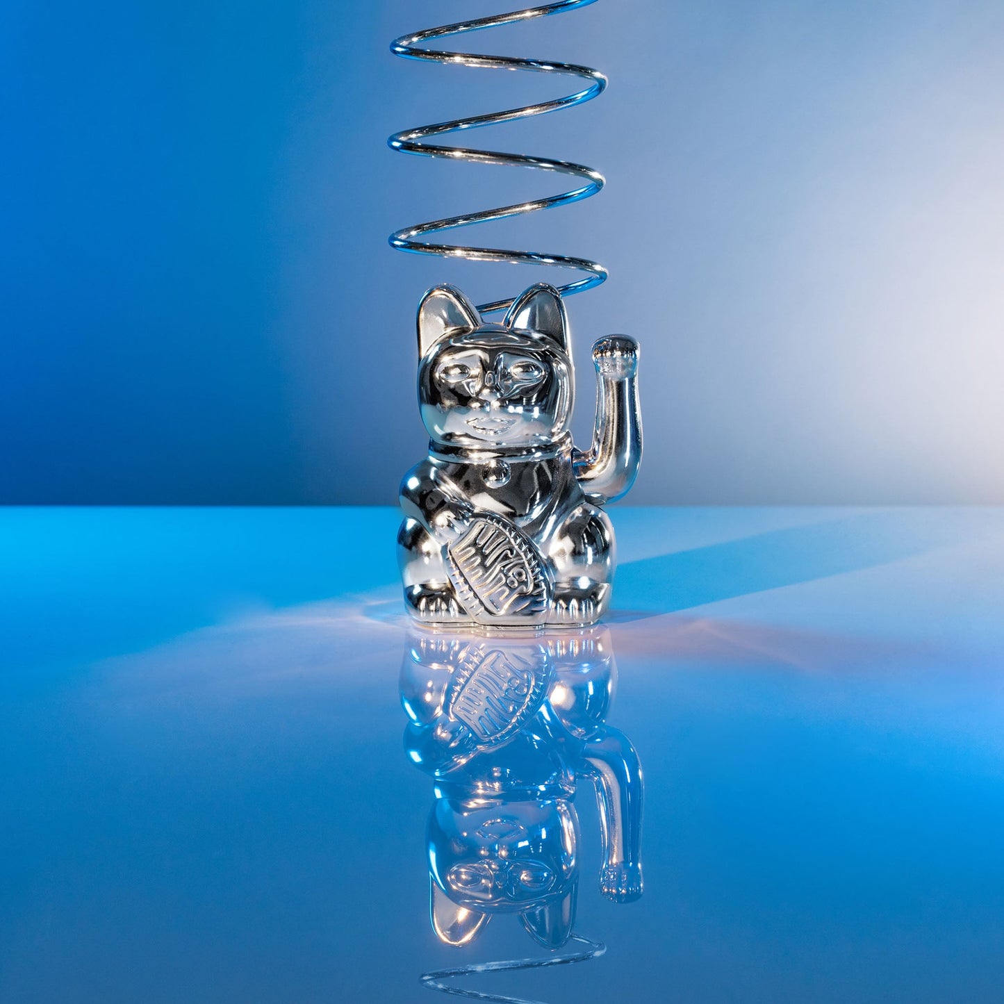 Lucky Bright Silver Cat "Nova"