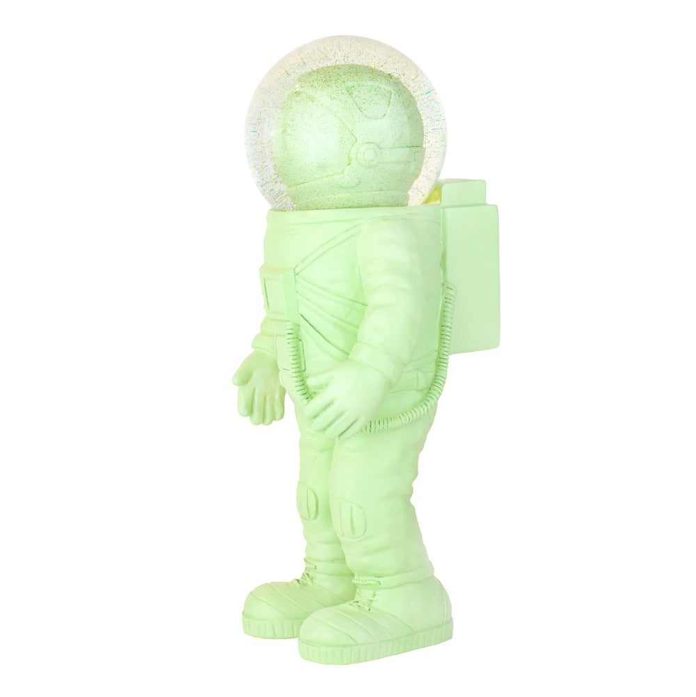 Giant Green Astronaut Snow Globe