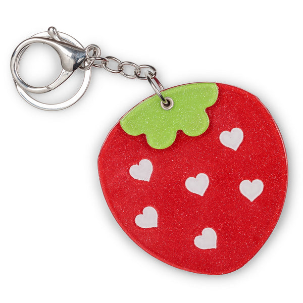PORTE-CLÉS MIROIR FRAISE