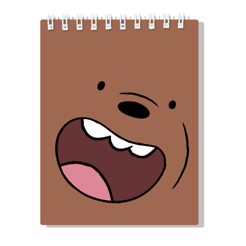 Cahier à Spirale We Bare Bears « Ours Pour Un et Un Pour T'Ours Grizz »