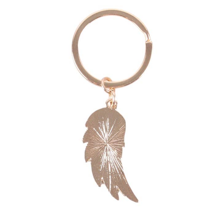 Porte-clés aile d'ange personnalisé