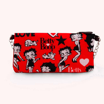 Portefeuille Soft avec Chaîne Betty Boop « Rouge »