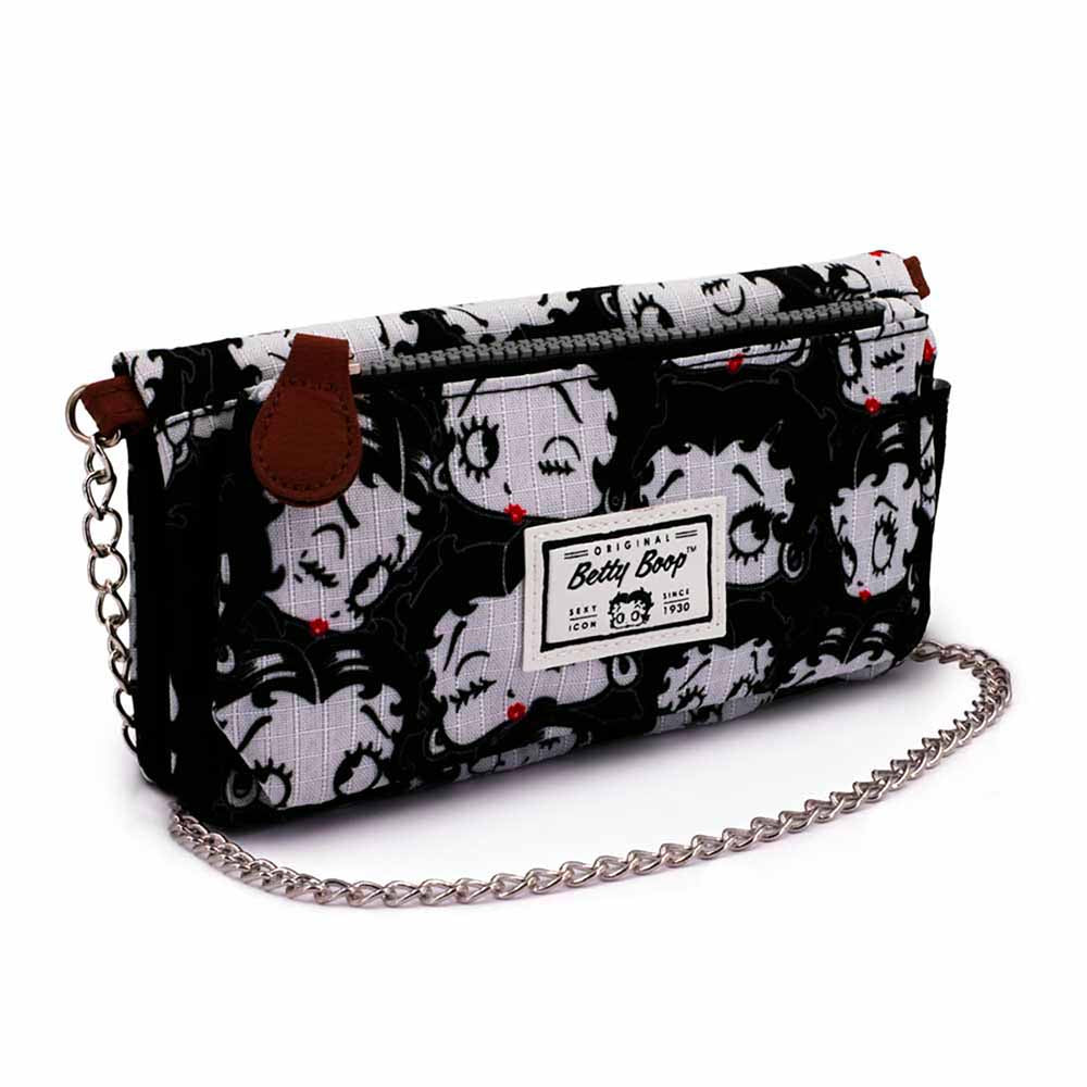Portefeuille souple avec chaîne Betty Boop « Porte »