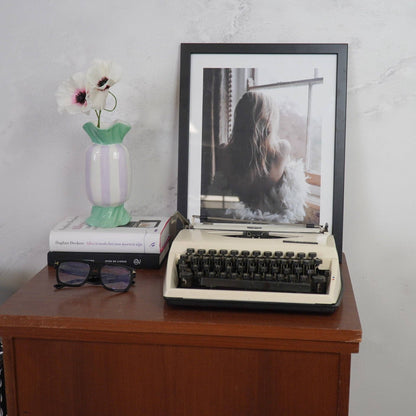 Vase - Bonbon Toffee Flower Vase - Mint/Lilac - 9.5x9.5x21cm