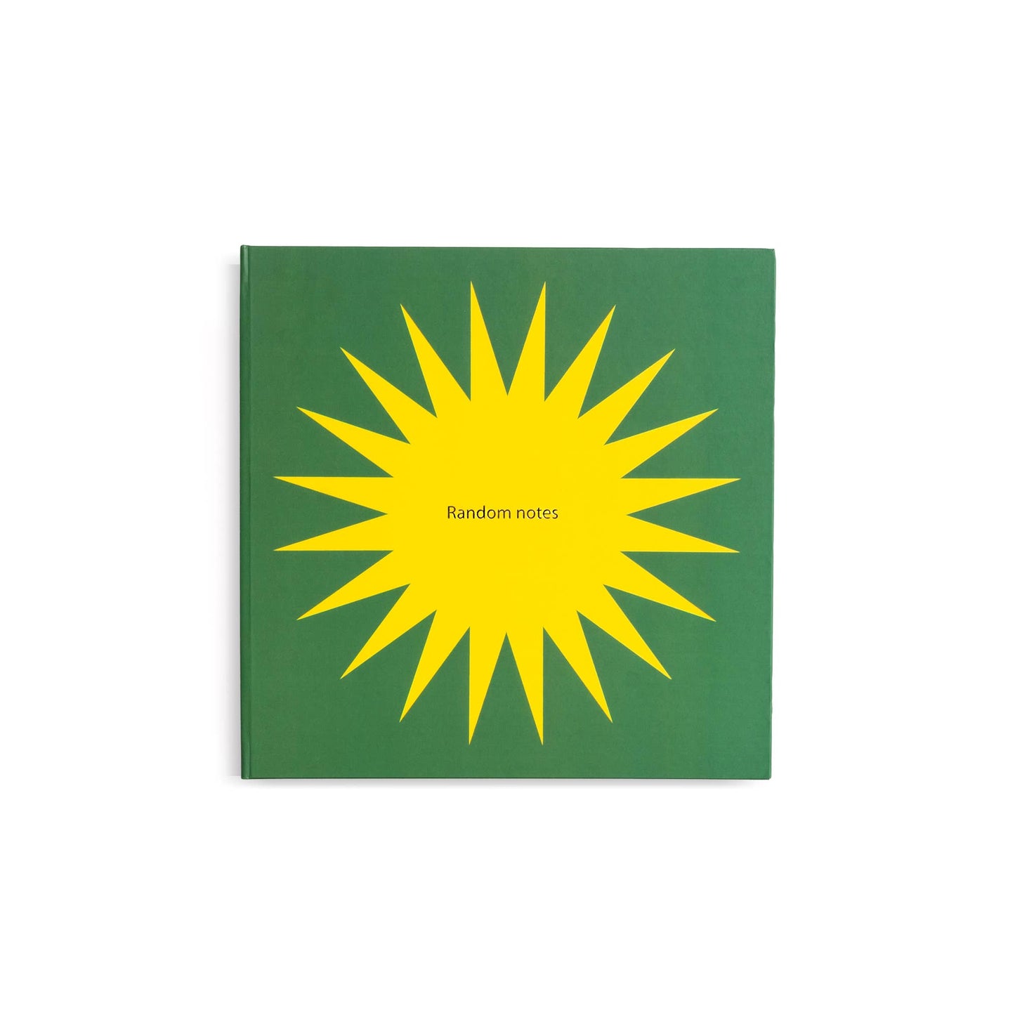 Carnet de Notes Aléatoires Vert Helio Ferretti Vue 1