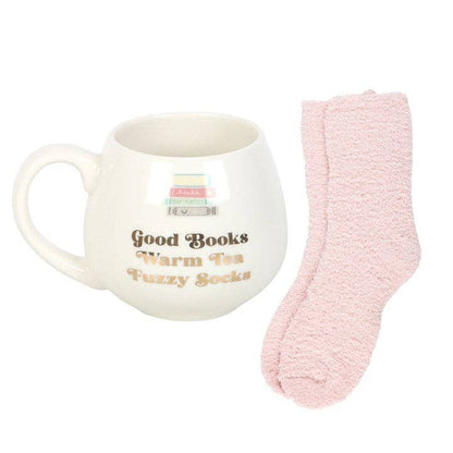 "Good Books" Mug and Socks Set