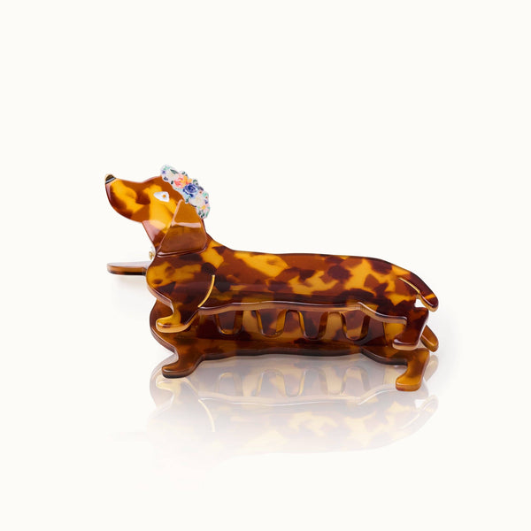 Dachshund Hair Clip Flower Crown