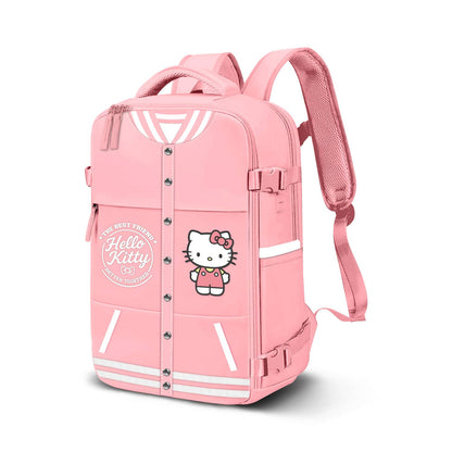 Sac à Dos Mercury 2.0 Voyage Cabine Avion 40x20x25cm Hello Kitty « Varsity » – Rose