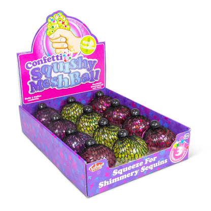 BOULE DE MAILLE SQUISHY CONFETTIS