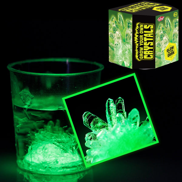 GROW YOUR OWN GLOW-IN-THE-DARK CRYSTALS