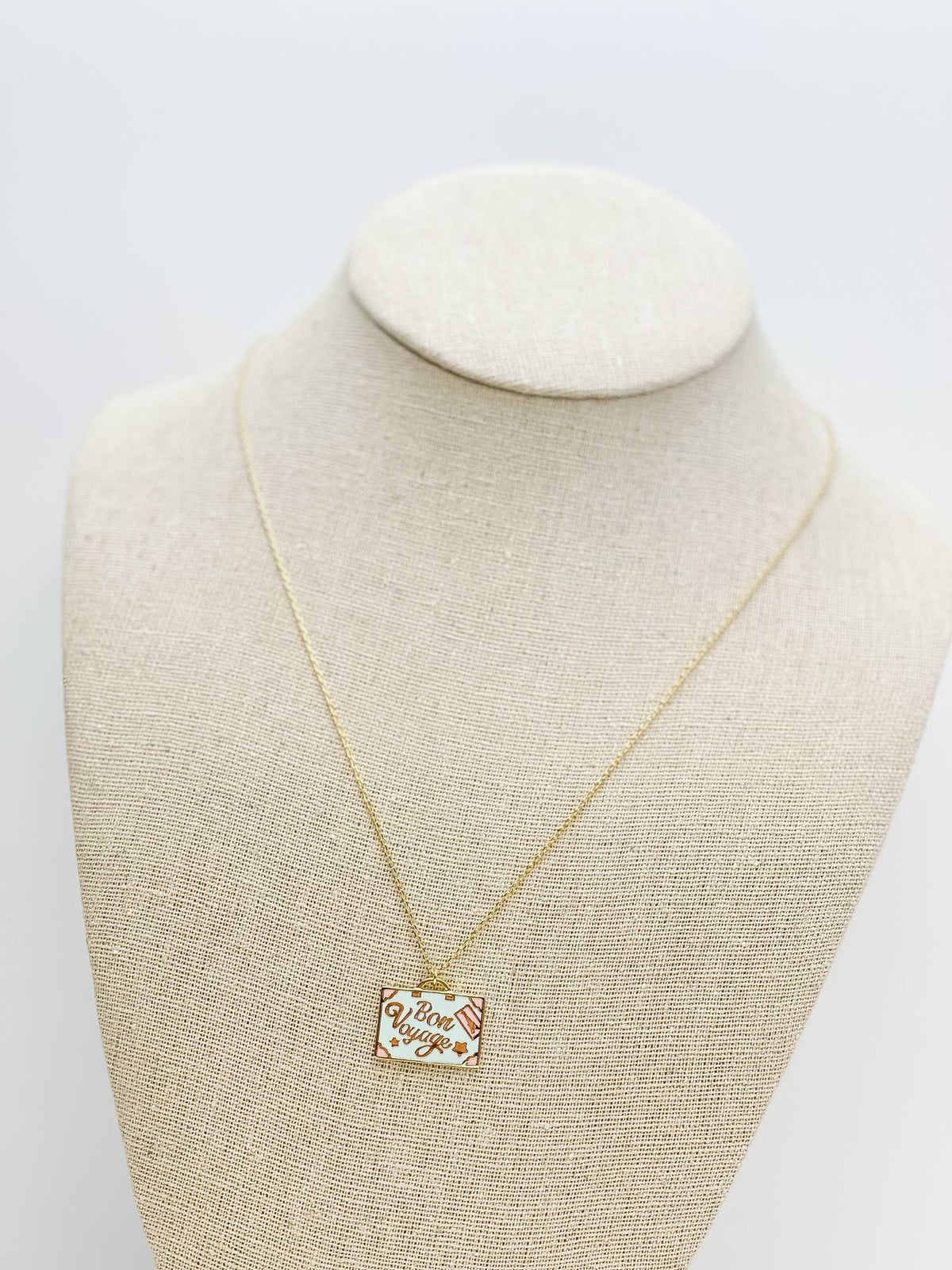 "Bon Voyage" Suitcase Necklace