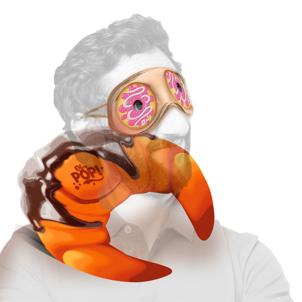 Coussin de Nuque et Masque de Sommeil Oh My Pop! « Croissant »