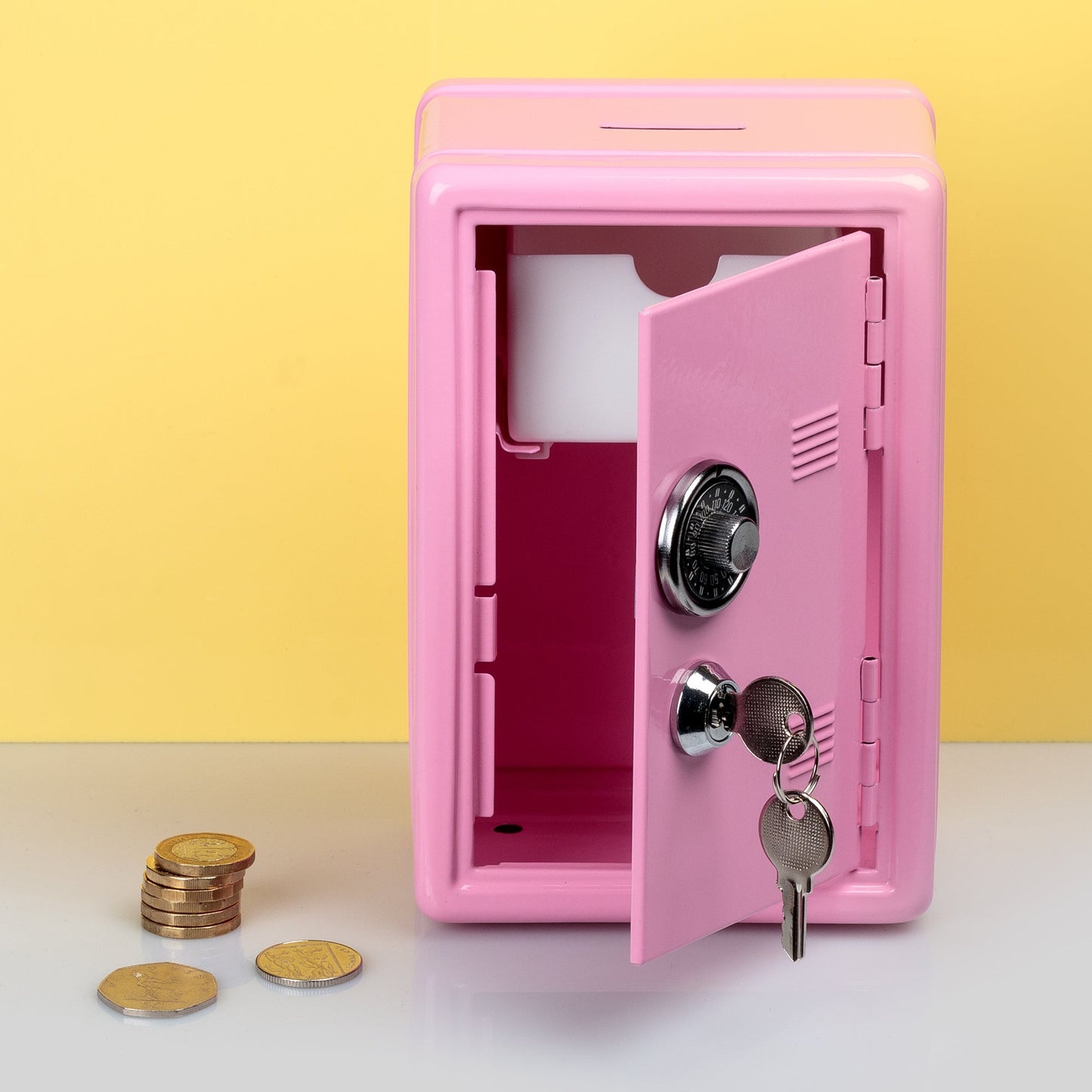 CASIER MÉTAL BANQUE ROSE