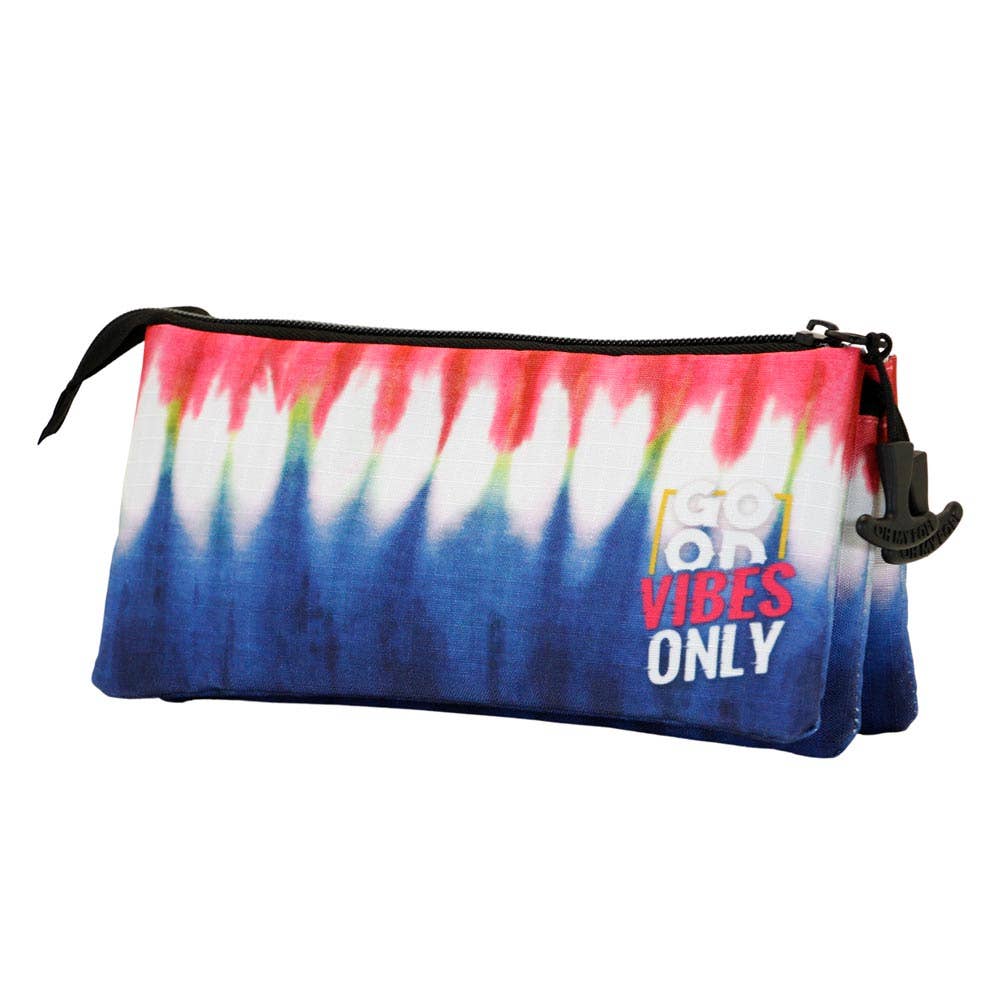 Trousse Triple ECO Oh My Pop! « Good Vibes Denim »