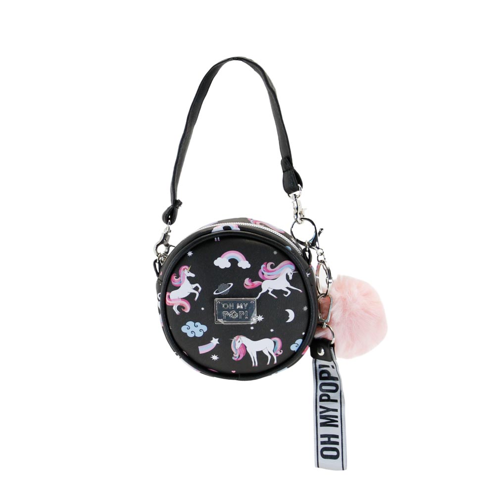 Sac à Bandoulière Rond Petit Oh My Pop! « Licorne »