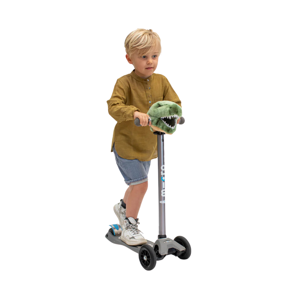Accessoire tête de T-Rex pour vélo ou trottinette enfant