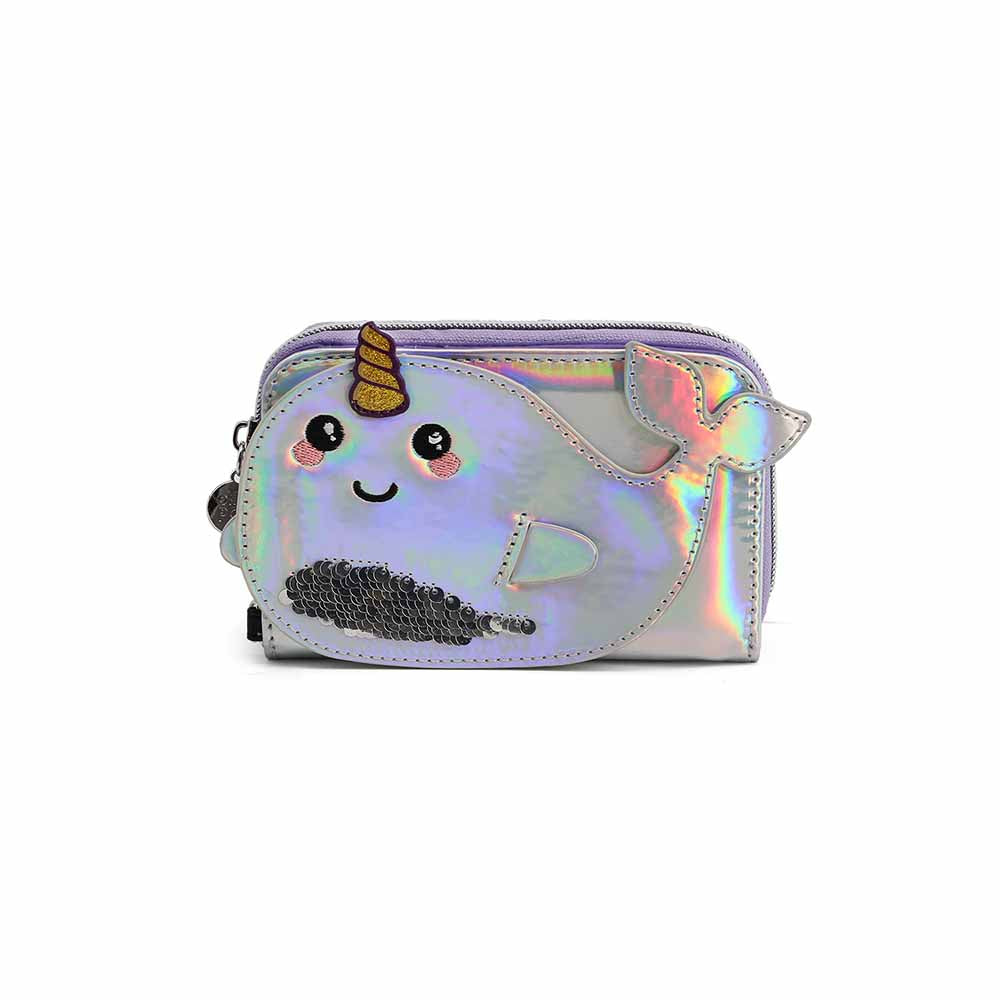 Portefeuille Oh My Pop! « Narval » – Argent