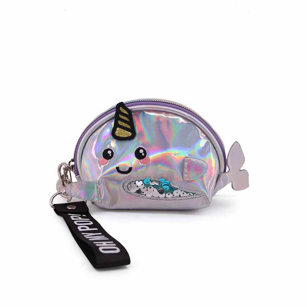 Porte-Monnaie Ovale Oh My Pop! « Narval »