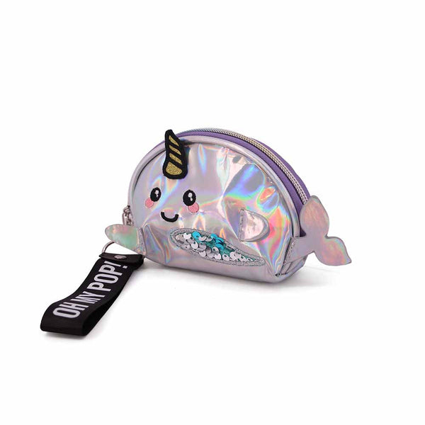 Porte-Monnaie Ovale Oh My Pop! « Narval »
